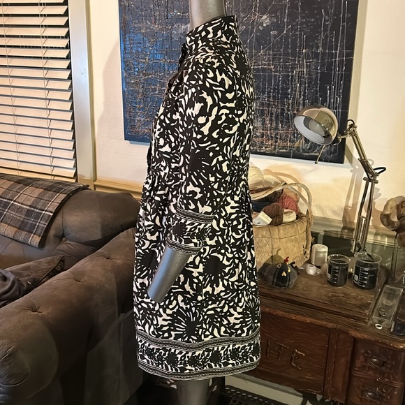 S D II Print 3/4 Sleeve Jacket - Picture 3 of 9